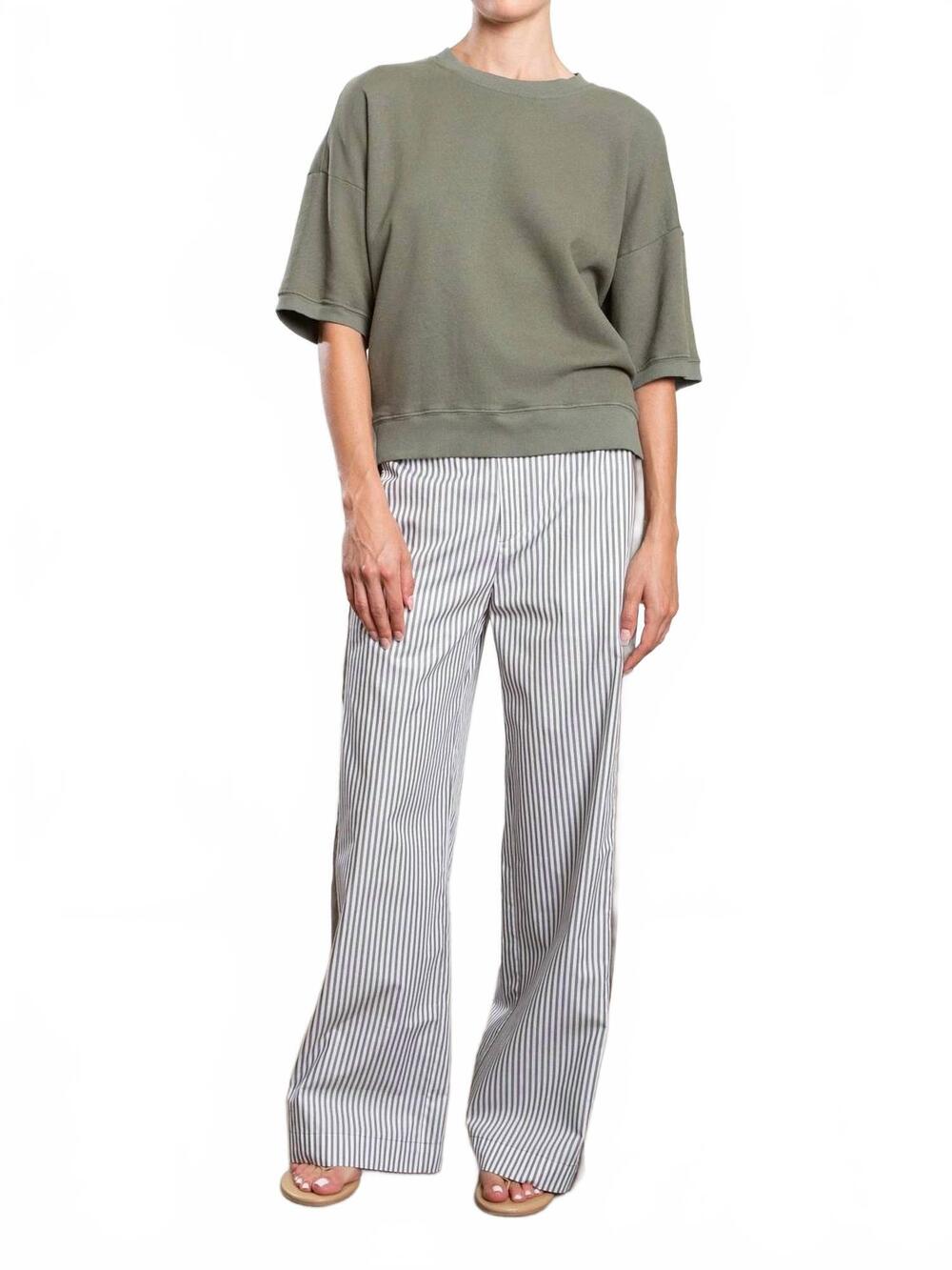 NEW PHARAOH wes organic cotton pant in olive